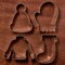 Winter Holiday Christmas Cookie Cutter Set - 4 Piece - Ugly Sweater, Stocking, Hat and Mitten Fondant Biscuit Cutters - Stainless Steel 6 x 6 x 1 inches